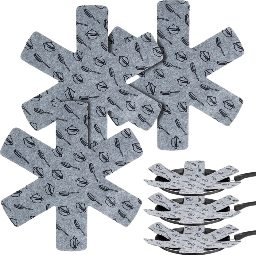 Viltbeschermers voor pannen 38 cm, set van 3 stuks