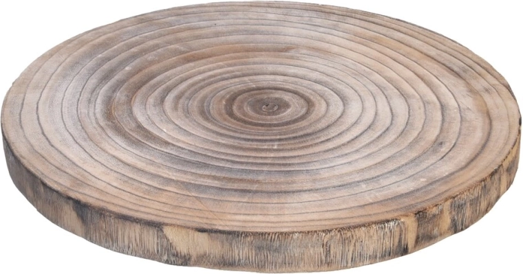 Houten onderzetter voor hete pannen 39 × 39 cm bruin