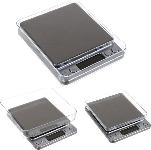 Compact ontwerp met schaaltjes en afdekking