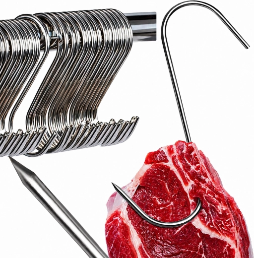 Ideaal voor het roken en ophangen van vlees