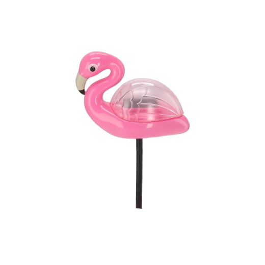 Speels ontwerp van een roze flamingo