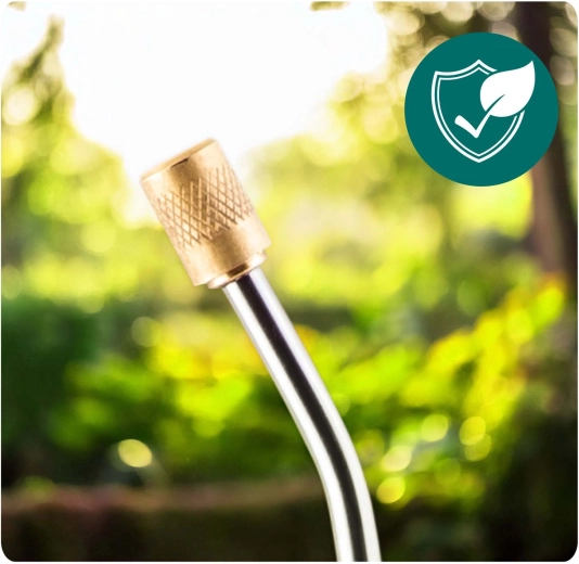 Messing sproeikop voor precieze verneveling