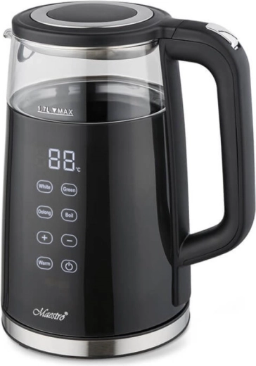 Elektrische waterkoker met temperatuurregeling 1,7 l 2200 W