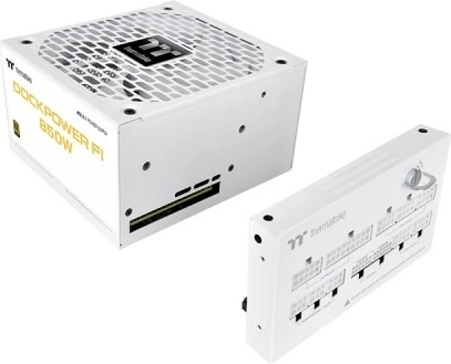 Thermaltake Dockpower FI 850W Gold modulaire ATX 3.1 Gen5-voeding Snow
