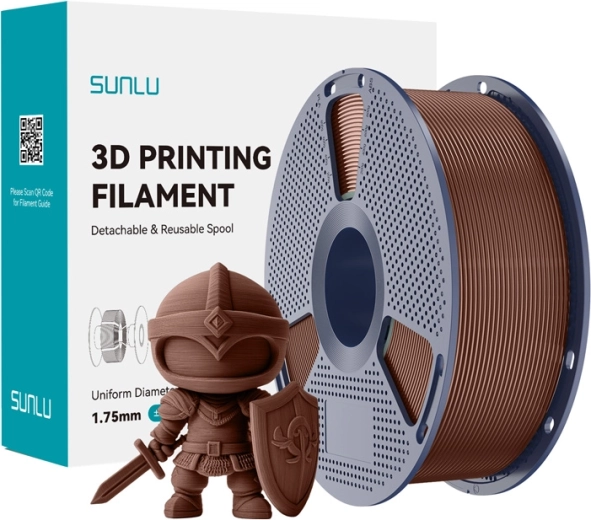 Sunlu PLA+ filament 1,75 mm – chocoladebruin