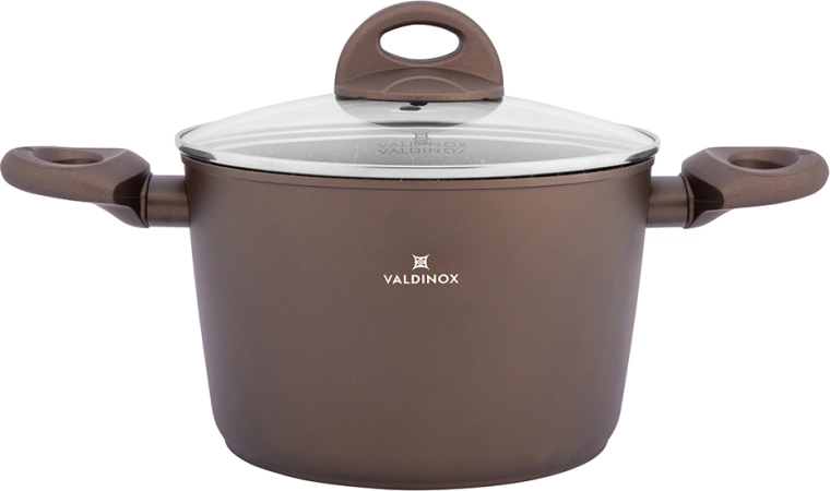 Valdinox Aurum kookpan met deksel 20 cm, 3,2 l