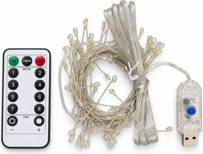 8 lichtfuncties en afstandsbediening