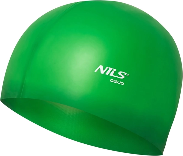 Siliconen zwemcap NILS Aqua groen