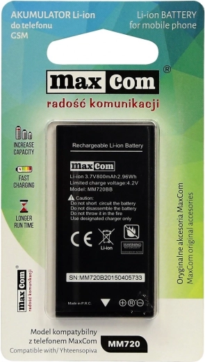 Lithium-ionbatterij voor telefoon MM720