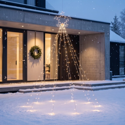 Warm wit licht voor een feestelijke sfeer