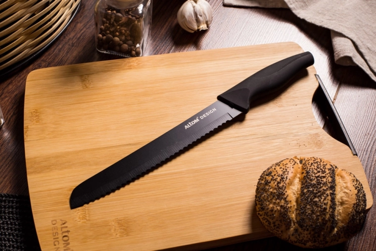 Gekarteld lemmet voor brood en bakwaren