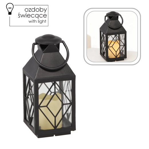 Warm sfeervol licht zonder vlam