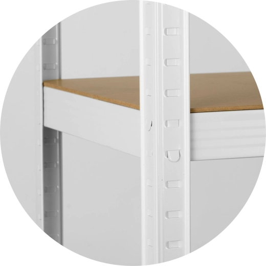 Verstelbare plankhoogte per 40 mm