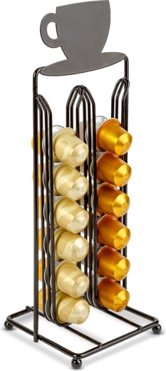Metalen houder voor Nespresso-capsules, voor maximaal 28 capsules