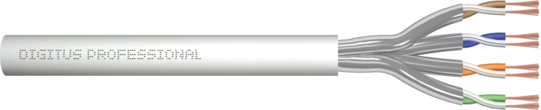 Patchkabel kat. 6A U/FTP, AWG 27/7, LS0H, 100 m, grijs