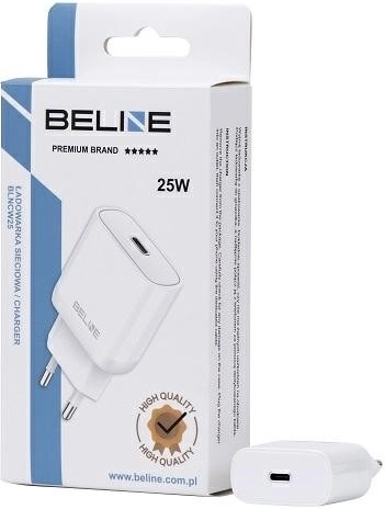 Netlader 25W GaN USB‑C PD 3.0 zonder kabel – Wit