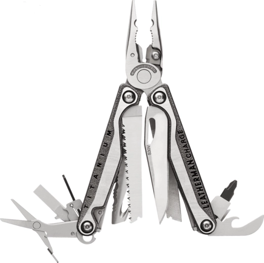 Leatherman Charge TTi Plus multifunctioneel titanium gereedschap, 19 functies