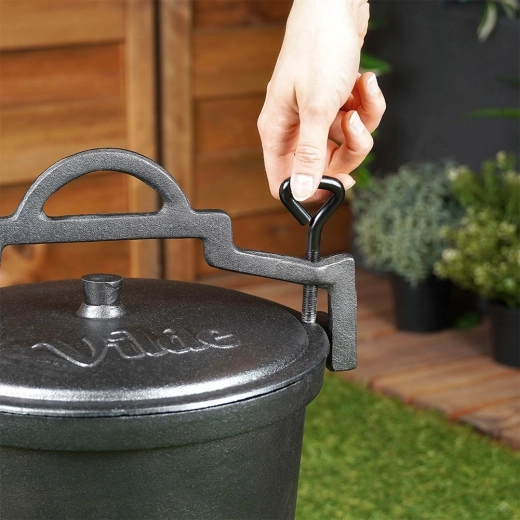 Stevig deksel met ventilatie en borging