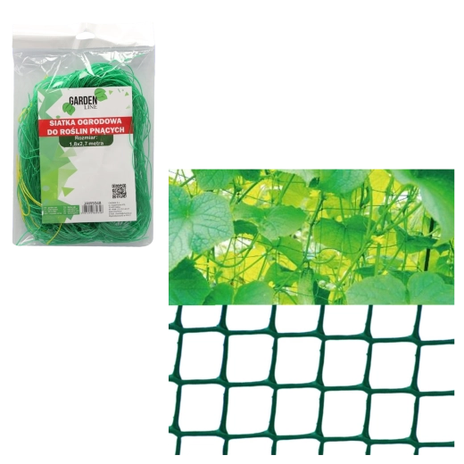 Tuinondersteuningsnet voor klimplanten 1,8 × 2,7 m