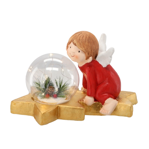 Betoverende LED-bol met natuurlijke schikking