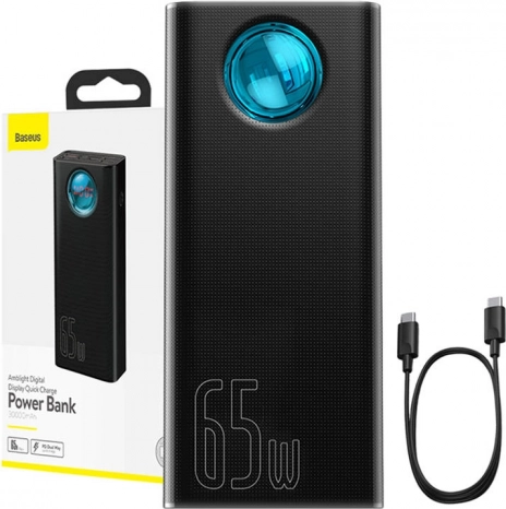 Powerbank Baseus Amblight 30000mAh, 65W