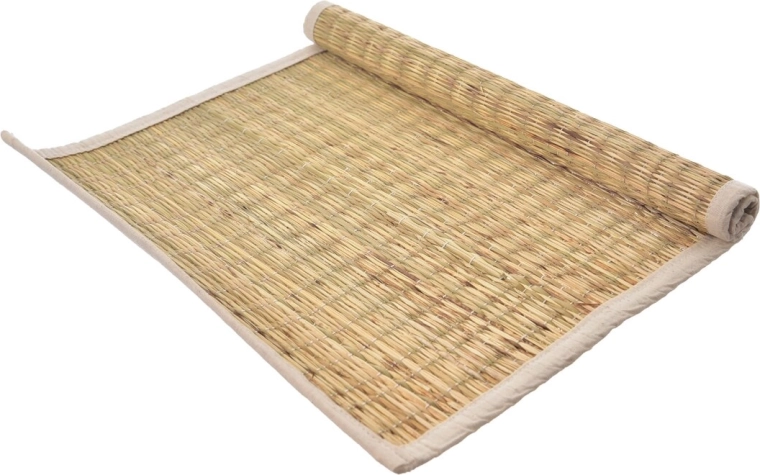 Natuurlijk placemat van gras en jute 40 × 35 cm
