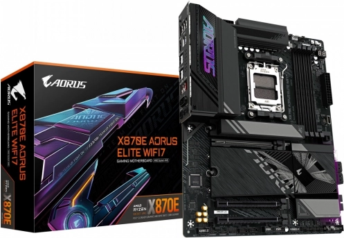 Gigabyte Aorus X870E A Elite WiFi 7 (AM5, ATX, DDR5, USB‑C, HDMI)
