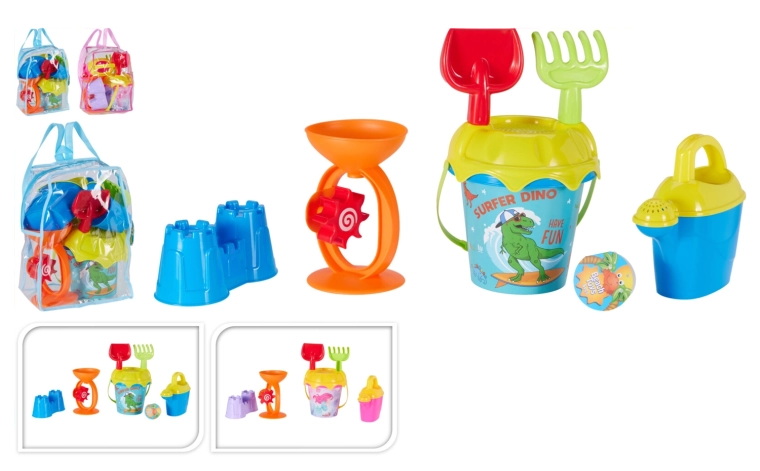 Set van 8-delige strandspelletjes voor kinderen