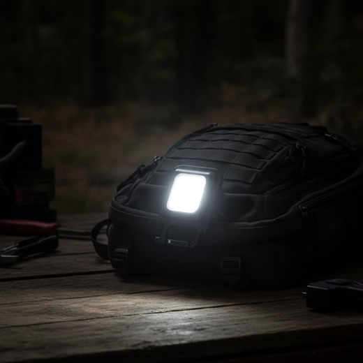 Magneet en standaard voor handsfree gebruik