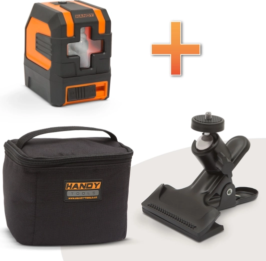 Kruislijnlaser Handy Tools met een bereik van 10 m