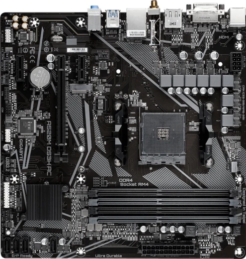 Moederbord GIGABYTE A520M DS3H AC (AM4, mATX)