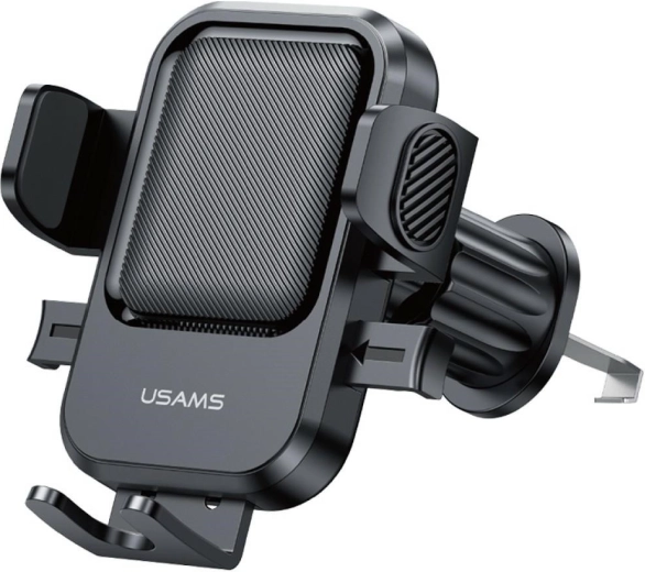 USAMS one-touch telefoonhouder voor ventilatierooster zwart