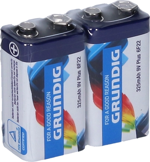 9V zinkchloridebatterij 6F22