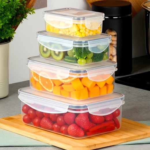 Luchtdicht deksel met 4 clips