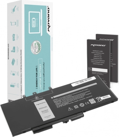 Movano batterij voor Dell Latitude 5280, 5480, 5490 en 5590 (GJKNX) 8500 mAh