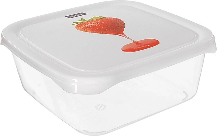 Kunststof bewaardoos ORION Frost Premium vierkant 1 l
