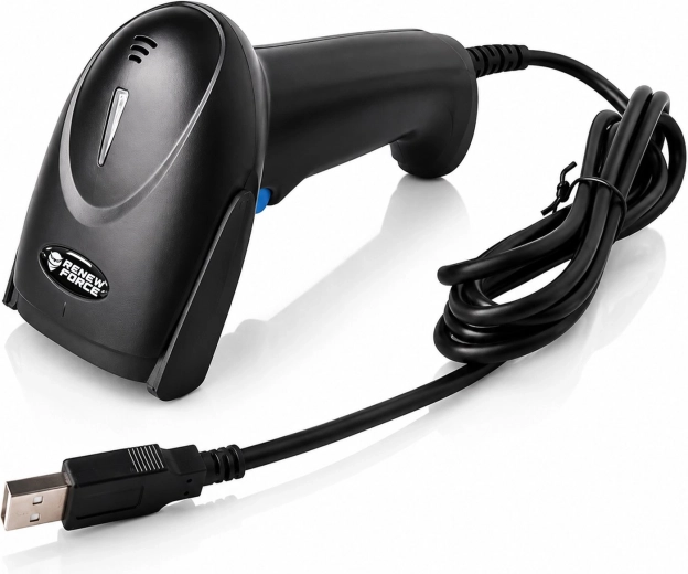 Bedrade 1D-barcodelezer Renew Force