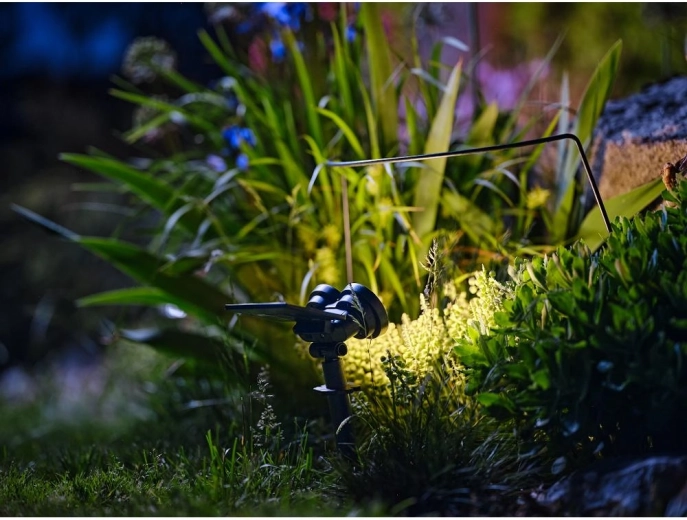 Warme spotverlichting voor de tuin