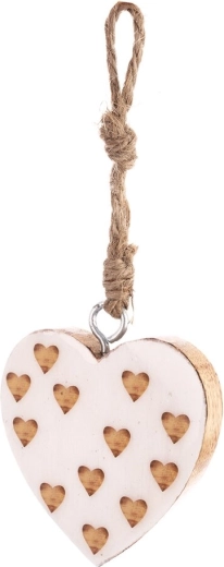 Hart met decoratieve uitsparing