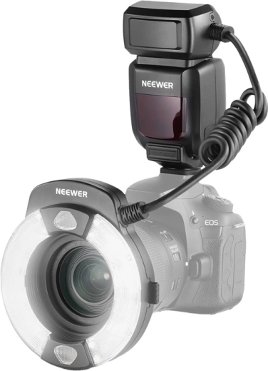 Neewer RF1-C ronde macroflitser voor Canon E‑TTL