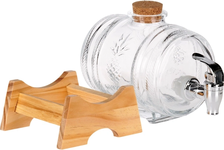 Stijlvolle vatvorm van stevig glas