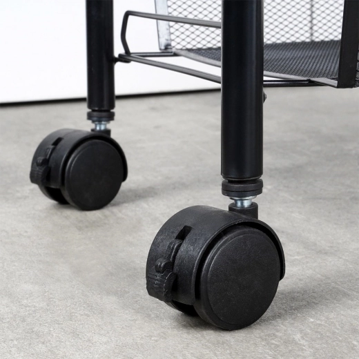 Verrijdbare trolley met remmen