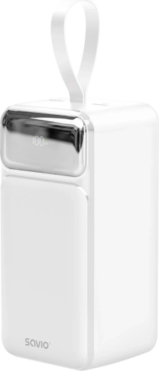 Savio powerbank 50.000 mAh wit