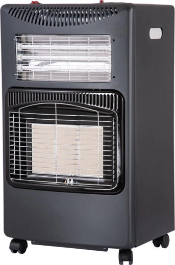 Twee verwarmingsmodi: gas of elektriciteit