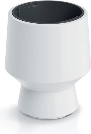 Witte bloempot met inzet 34,3 cm HEOS