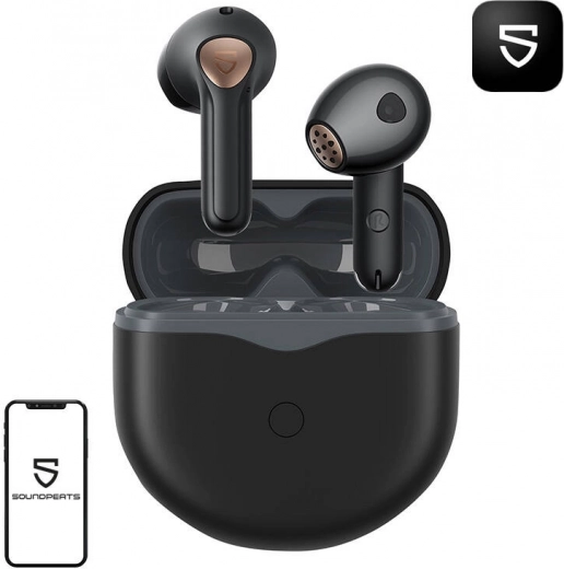 Draadloze oordopjes Soundpeats Air 4 zwart