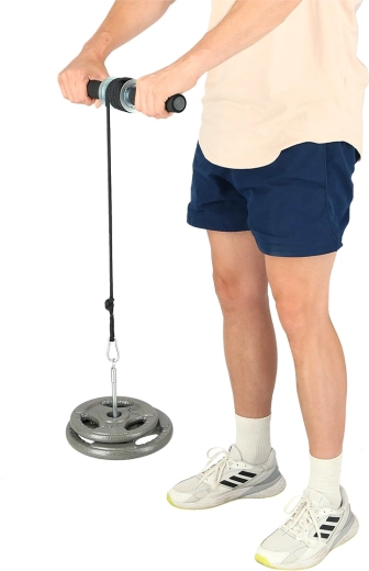 Snelle gewichtswisseling met karabijnhaak