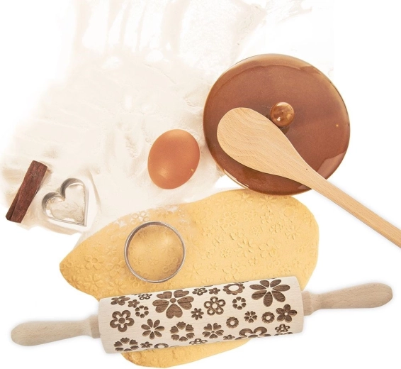 Fijn bloemreliëf voor spectaculair bakken