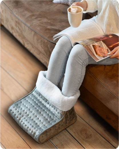 Zachte pluche en comfort voor beide voeten