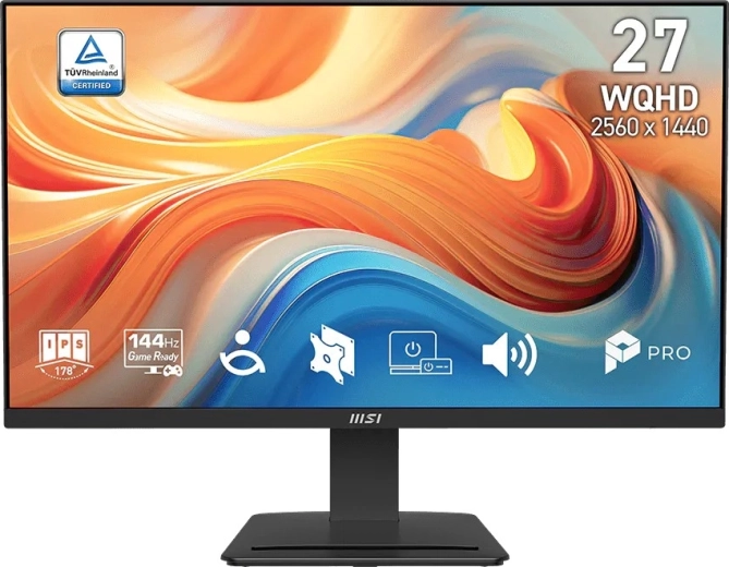 Monitor MSI Pro MP273Q E14 27" WQHD 144 Hz zwart